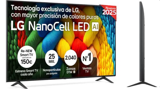Chollo Smart TV LG NanoCell LED AI 4K de 75"