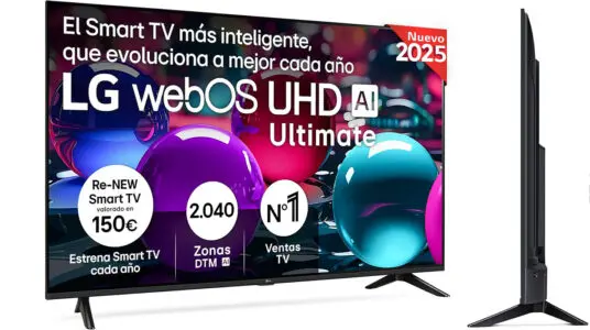 Chollo Smart TV LG WebOS UHD AI Ultimate de 55"