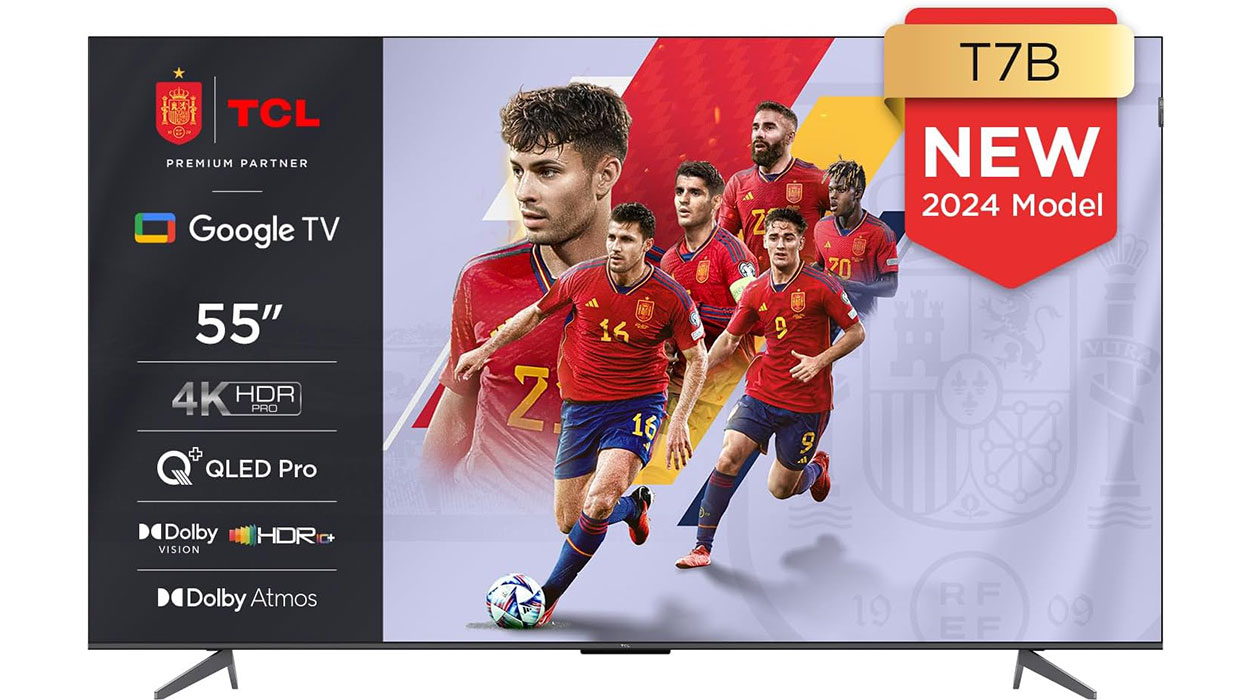 Chollo Smart TV TCL T7B QLED Pro de 55"