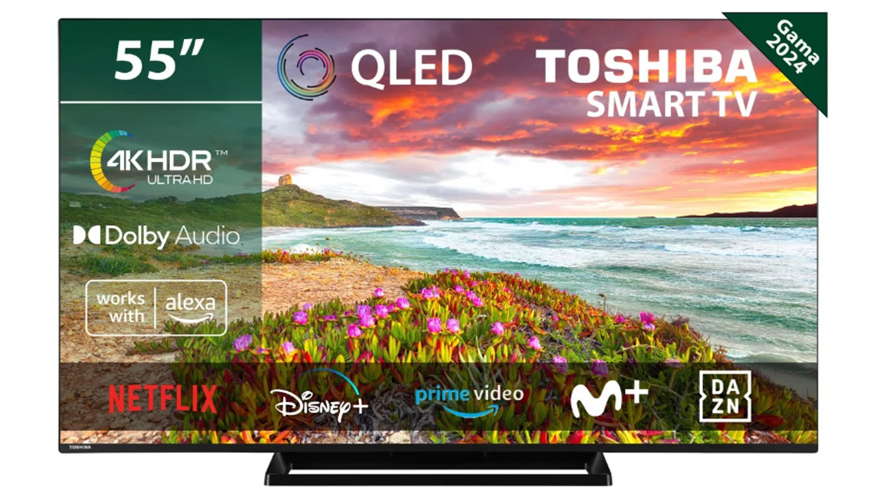 Chollo Smart TV Toshiba 55QV3363DG 4K UHD de 55"