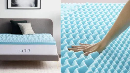 Chollo Sobrecolchón viscoelástico LUCID con división por zonas