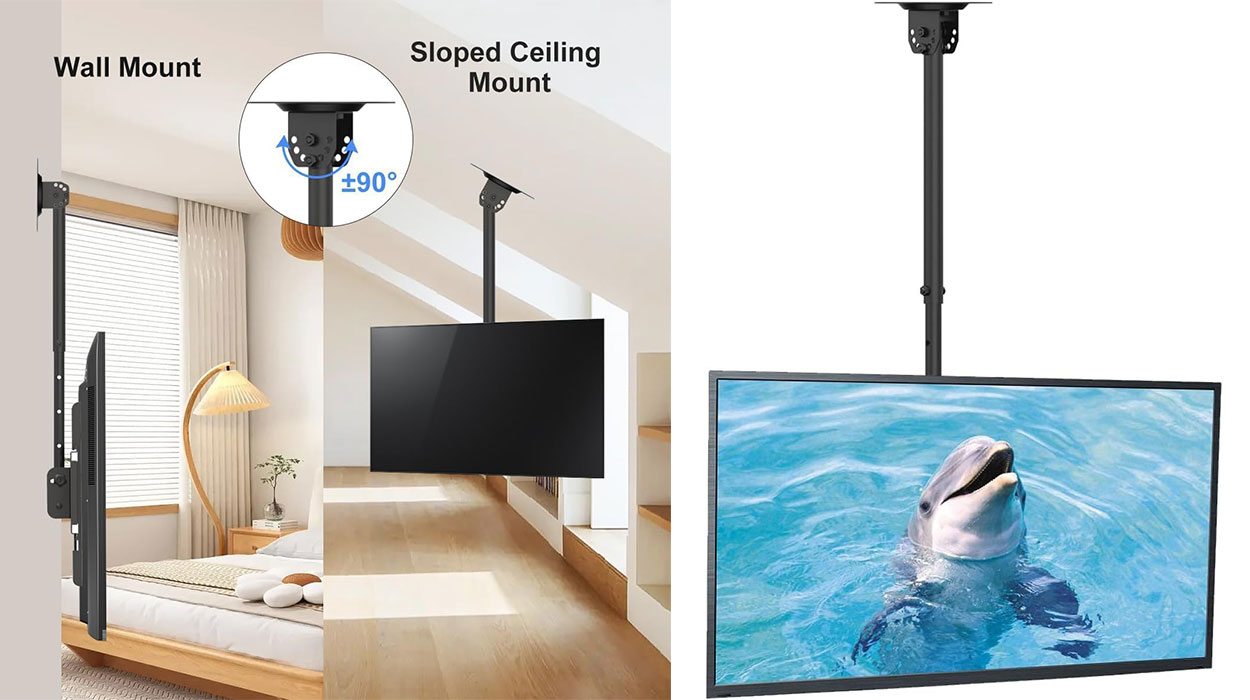 Chollo Soporte de techo Suptek para TV de hasta 65"