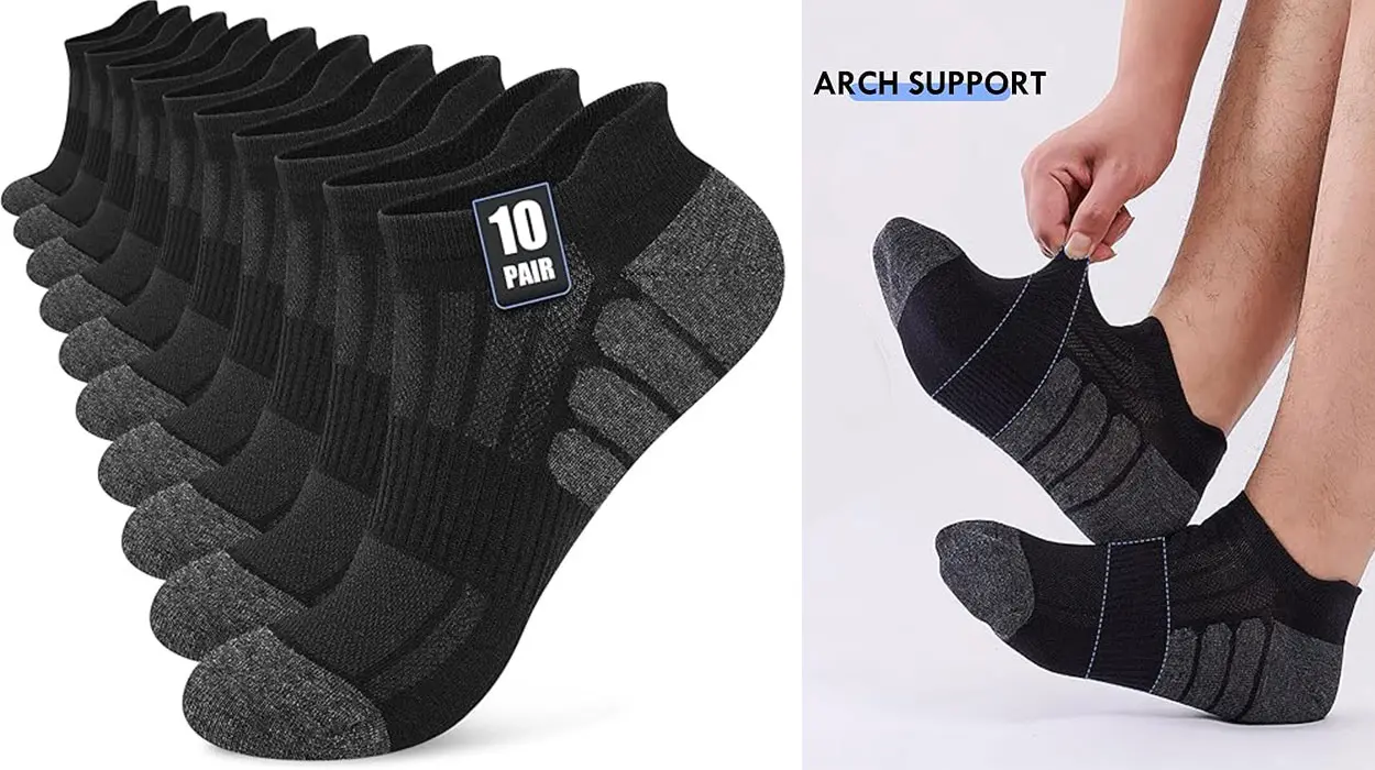 Chollo Pack Stoeury de 10 pares de calcetines tobilleros unisex de algodón