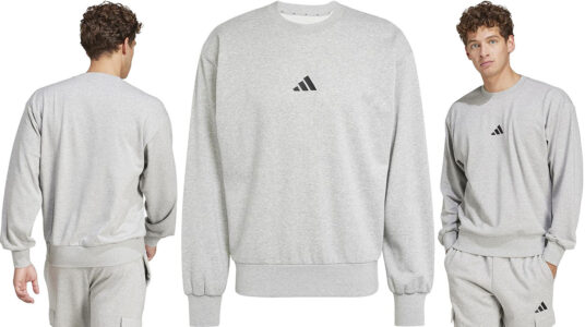 Chollo Sudadera Adidas Essentials Feelcozy French Terry para hombre