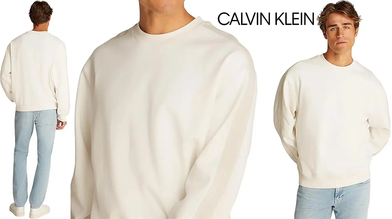 Chollo Sudadera Calvin Klein Original J30J327230 para hombre 