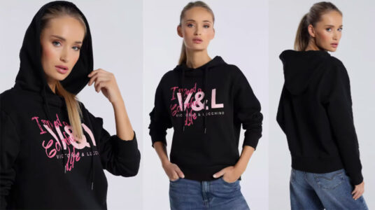 Chollo Sudadera Victorio & Lucchino V&L con capucha para mujer