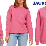 Chollo Sudadera Jack & Jones rosa para mujer