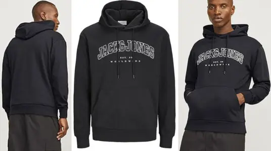 Chollo Sudadera Jack & Jones Hoodie Logo para hombre