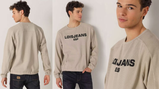 Chollo Sudadera Lois Jeans Goma para hombre