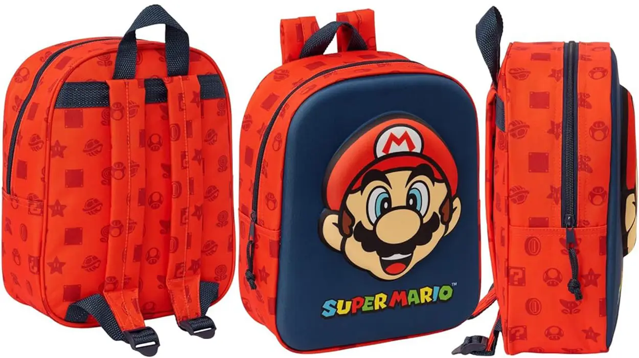 Chollo Mochila de guardería Super Mario 3D