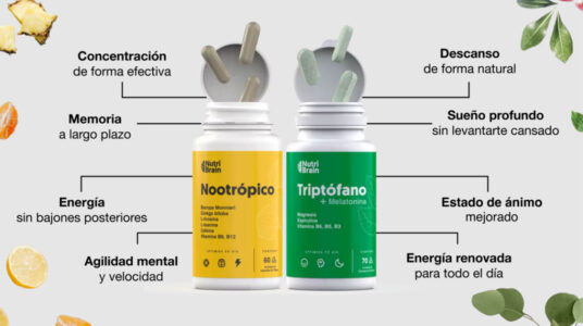 Chollo Pack doble Nootrópico de 60 cápsulas + Triptófano con Melatonina de 70 comprimidos