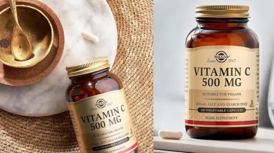 Suplemento Solgar Vitamina C 500 mg de 100 cápsulas