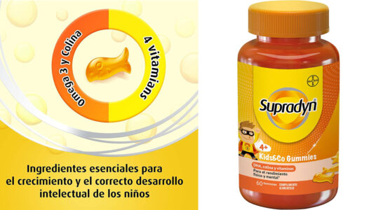 Chollo Multivitaminas Supradyn Junior para niños con 60 gominolas