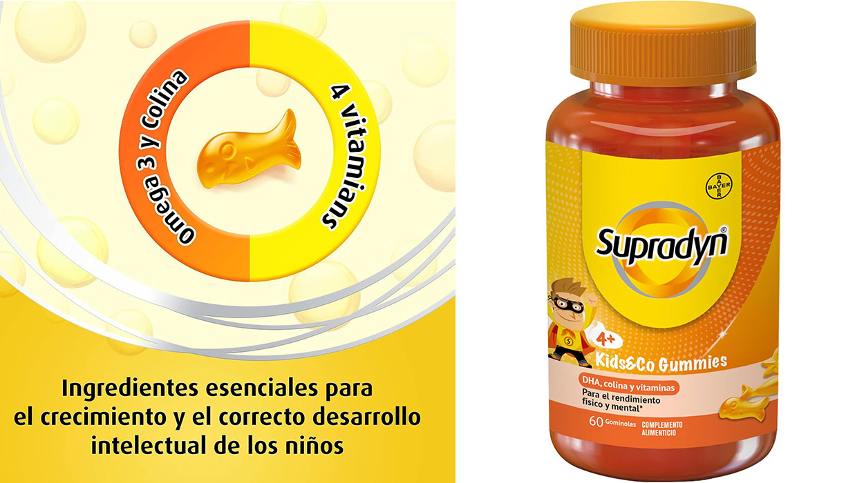 Chollo Multivitaminas Supradyn Junior para niños con 60 gominolas