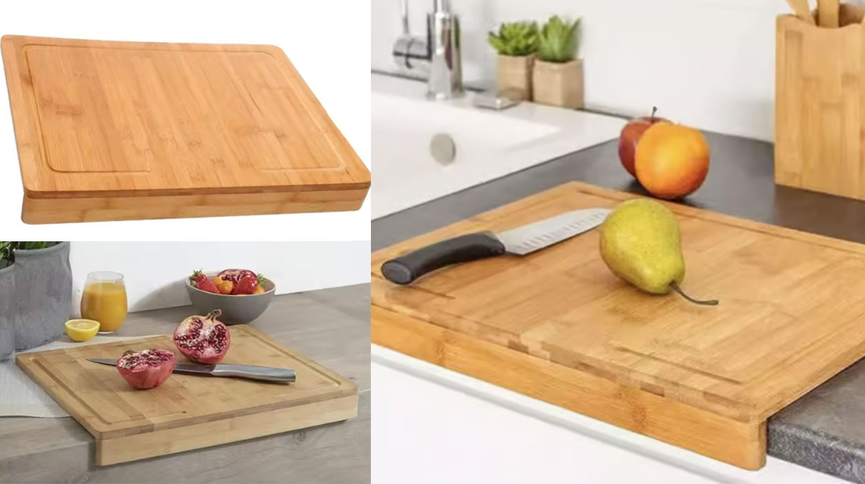 Chollo Tabla de corte de bambú Maxhome