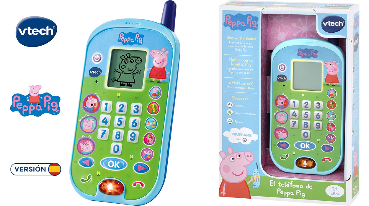 Chollo Teléfono interactivo Vtech de Peppa Pig para niños 