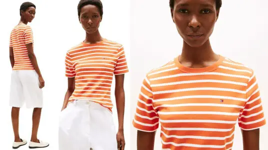 Chollo Camiseta Tommy Hilfiger Slim Cody para mujer