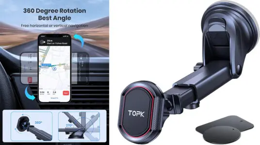 Chollo Soporte magnético TOPK para el coche