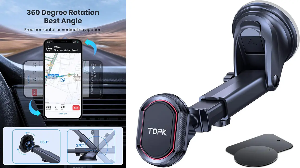 Chollo Soporte magnético TOPK para el coche