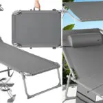 Chollo Tumbona plegable TecTake