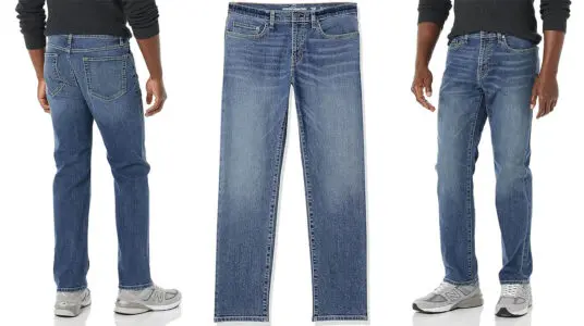 Chollo Vaqueros Amazon Essentials rectos y muy elásticos para hombre