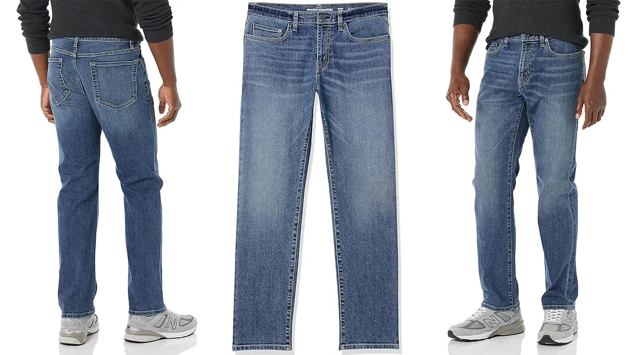 Chollo Vaqueros Amazon Essentials rectos y muy elásticos para hombre