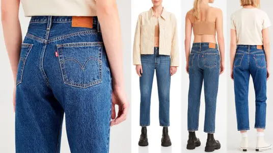 Chollo Vaqueros Levi's 501 Crop para mujer