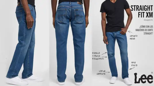 Chollo Vaqueros Lee Straight Fit XM para hombre