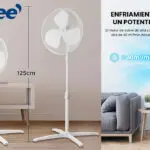 Chollo Ventilador de pie ajustable Comfee 2025