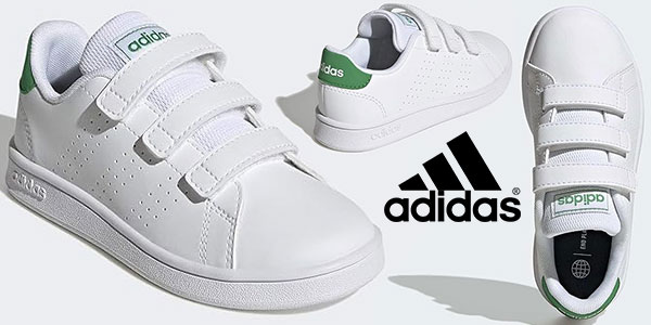 Chollo Zapatillas Adidas Advantage Court Lifestyle Hook-and-Loop para niños