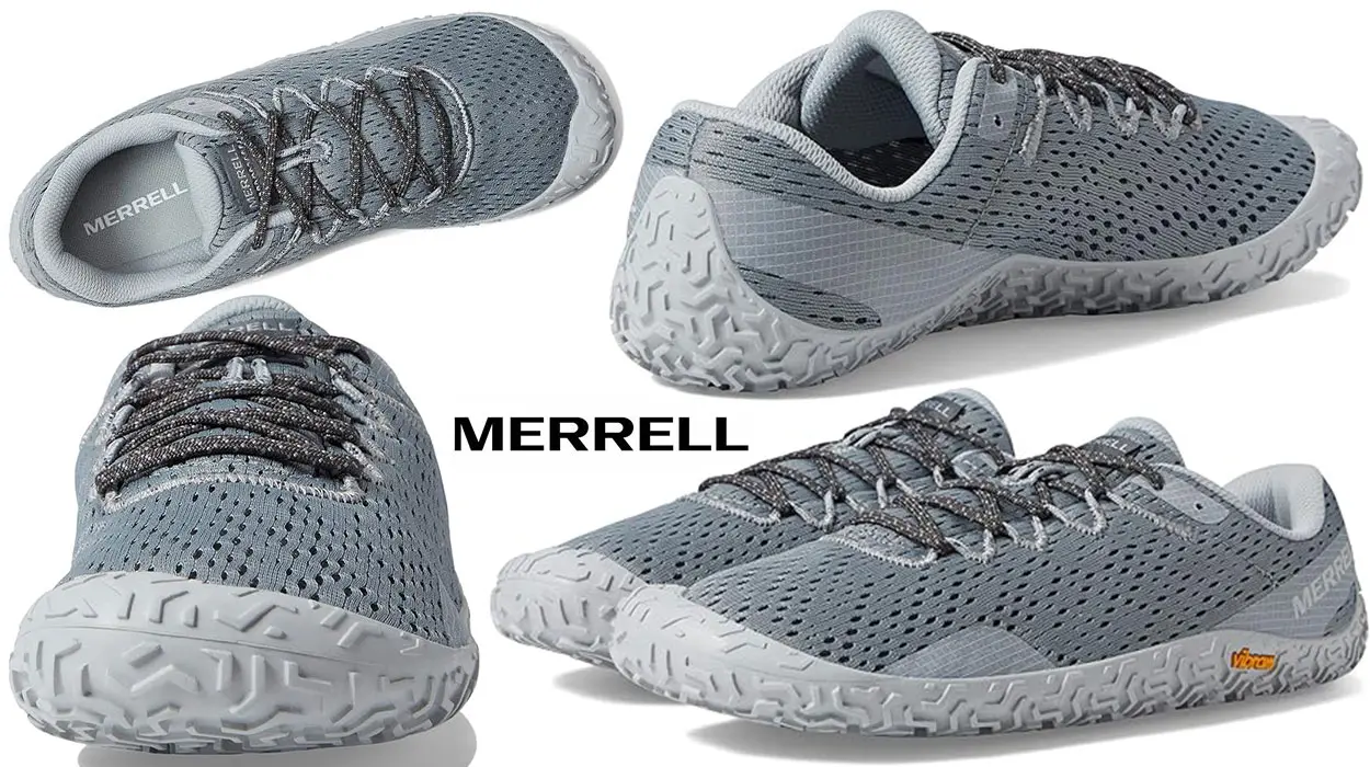 Zapatillas de trail running Merrell Vapor Glove 6 en gris para hombre