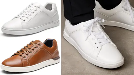 Chollo Zapatillas Bruno Marc de cuero vegano para hombre