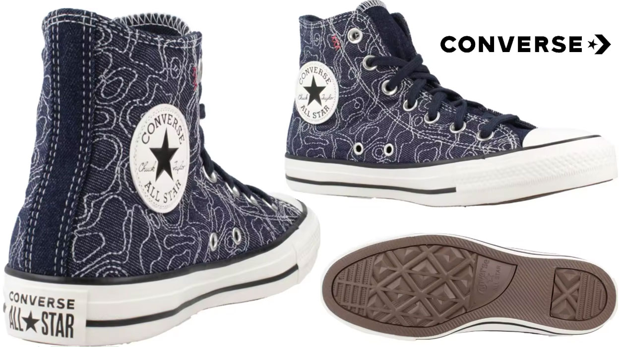 Zapatillas Converse Chuck Taylor All Star Denim Crafted Hi en oferta