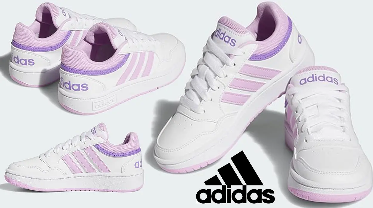 Chollo Zapatillas de deporte Adidas Hoops 3.0 unisex para niños
