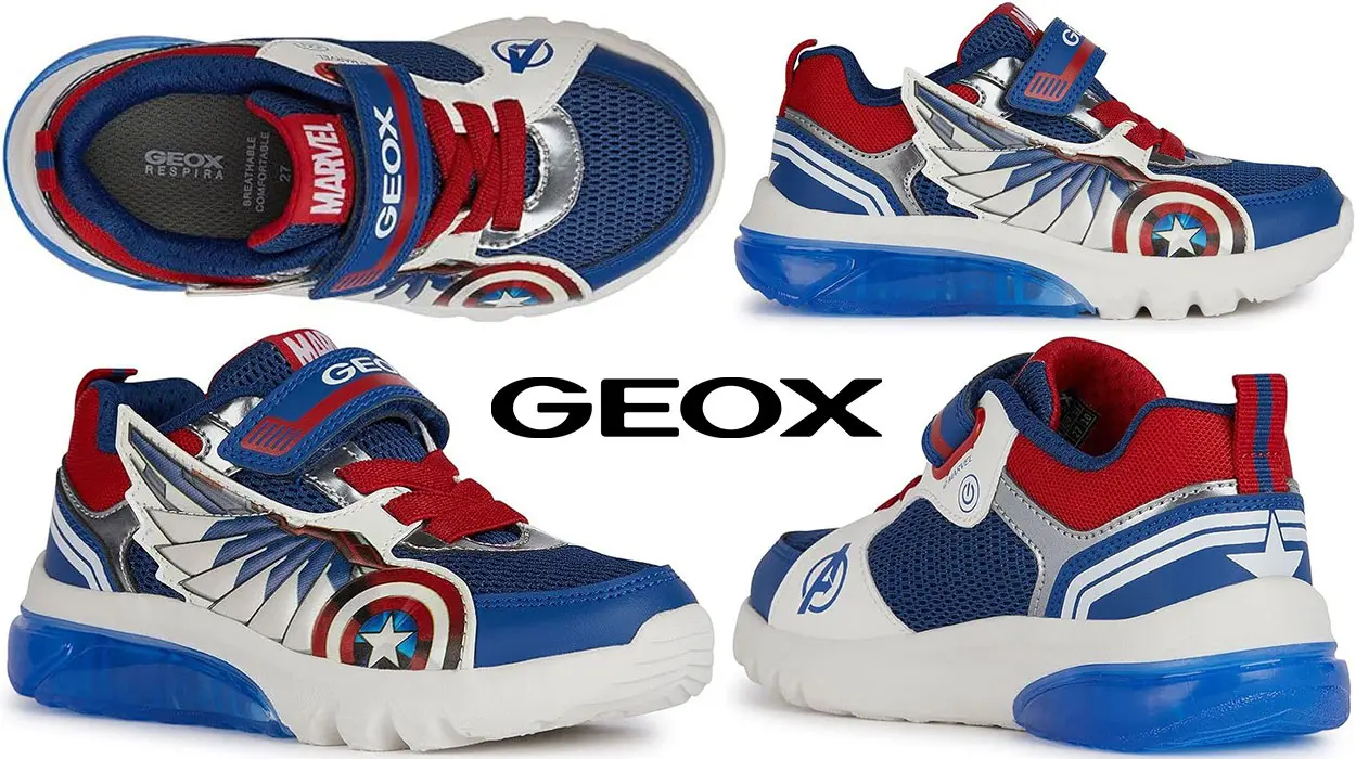 Chollo Zapatillas Geox Ciberdron Falcon Avengers para niños 