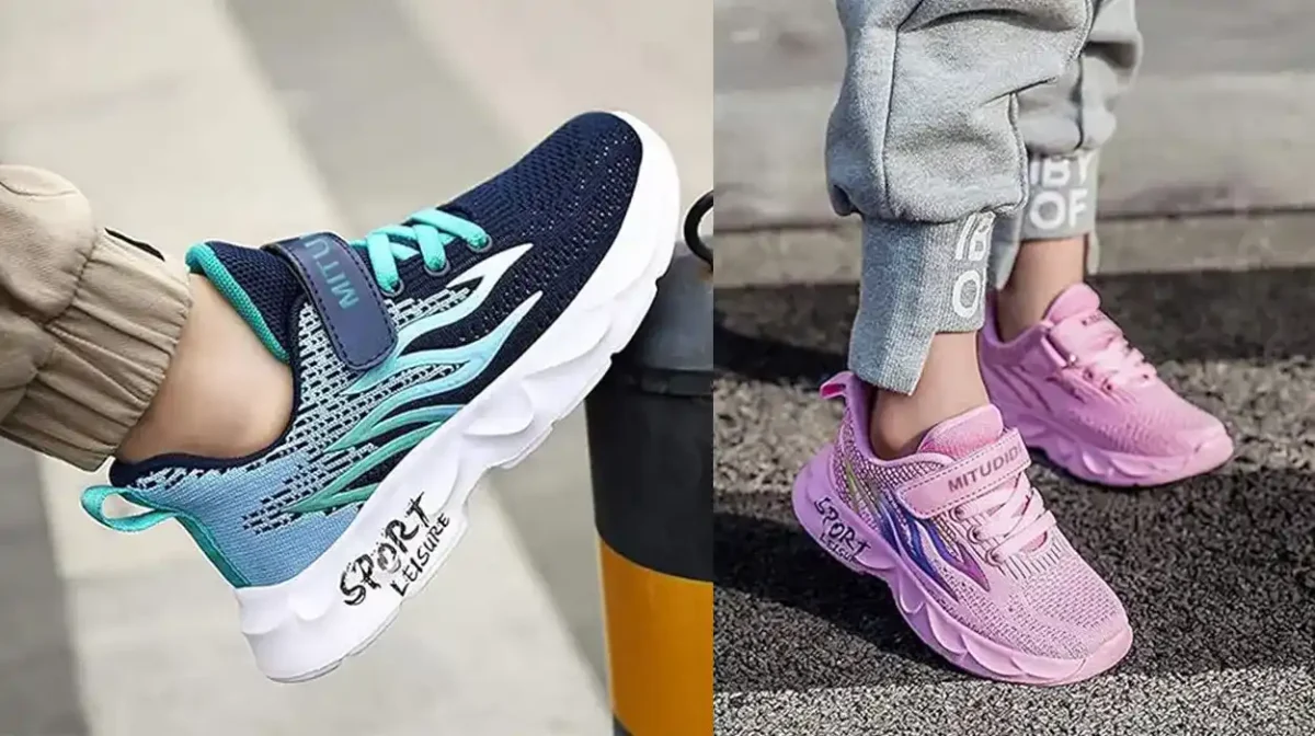 Zapatillas deportivas fashion con velcro tipo Geox para niños