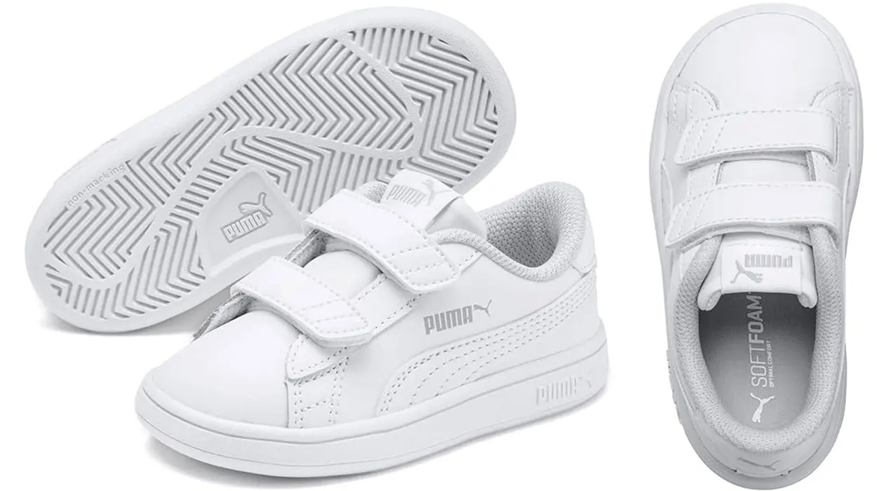 Chollo Zapatillas Puma Smash V2 Leather para niños