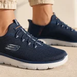 Chollo Zapatillas Skechers Slip-ins: Summits High Range azules para hombre por sólo 48,95€ con envío gratis (-42%)