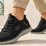 Chollo Zapatillas Skechers Slip-ins: Summits High Range negras para hombre por sólo 47,95€ con envío gratis (-44%)