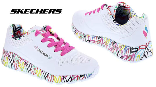 Chollo Zapatillas Skechers x JGoldcrown: Uno Lite - Lovely Luv