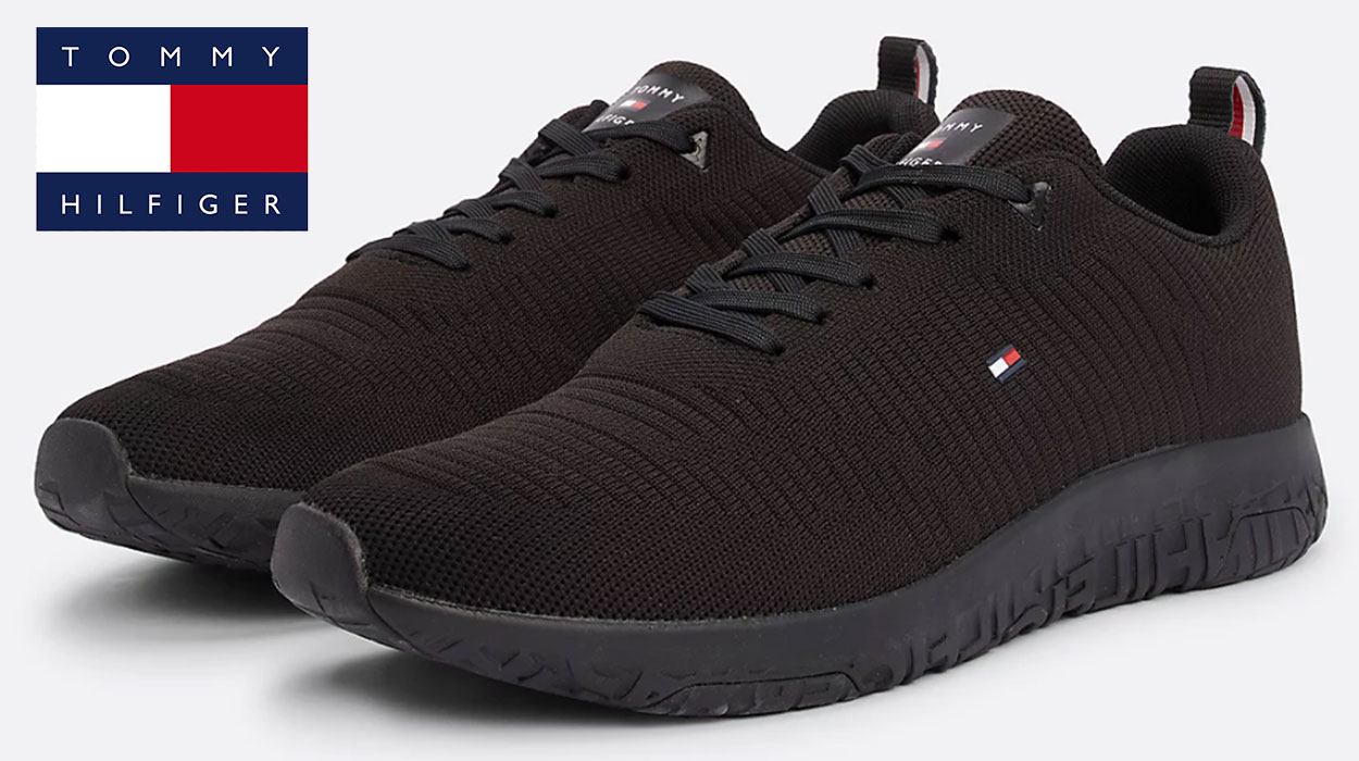 Chollo Zapatillas Tommy Hilfiger Signature de punto para hombre 