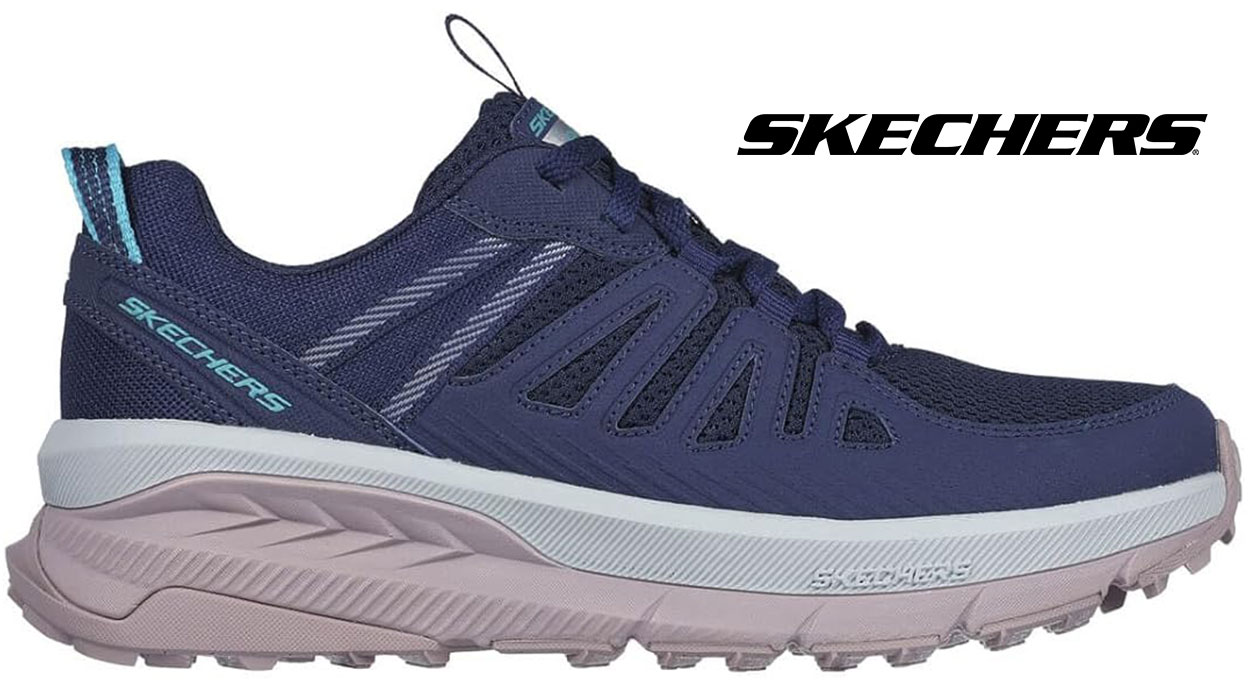 Chollo Zapatillas de trail casual Skechers Switch Back - Cascades para mujer