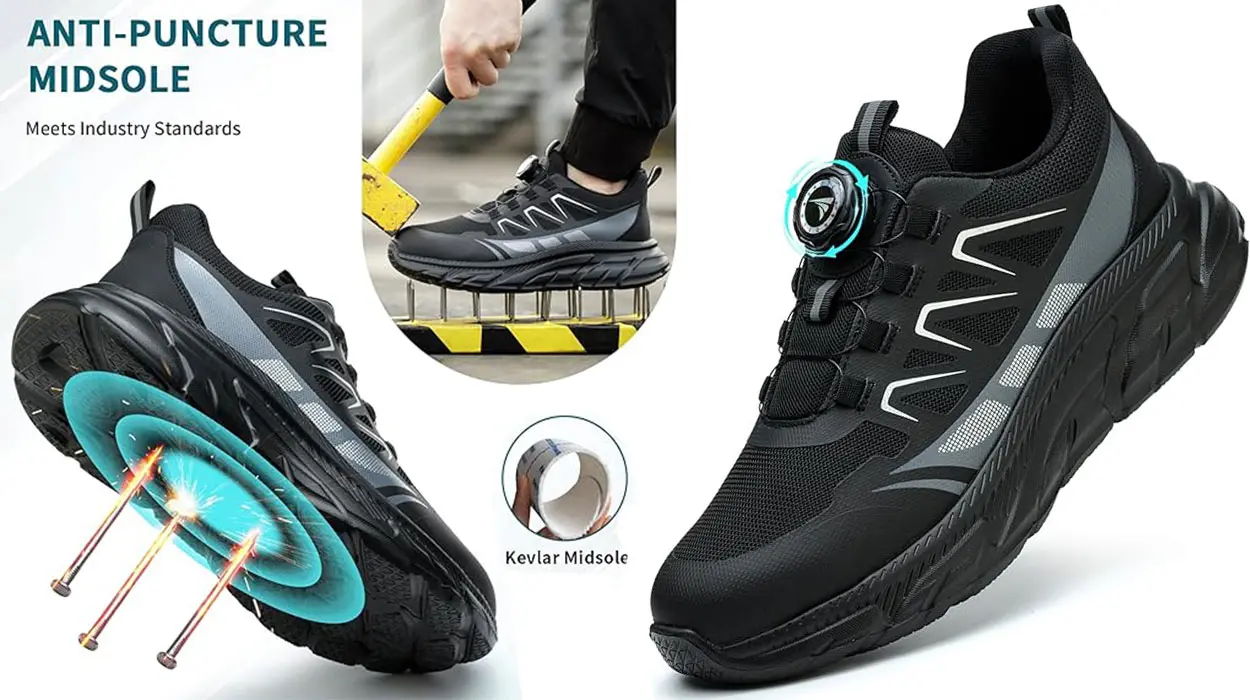 Chollo Zapatos de seguridad Raseary unisex con puntera de acero 