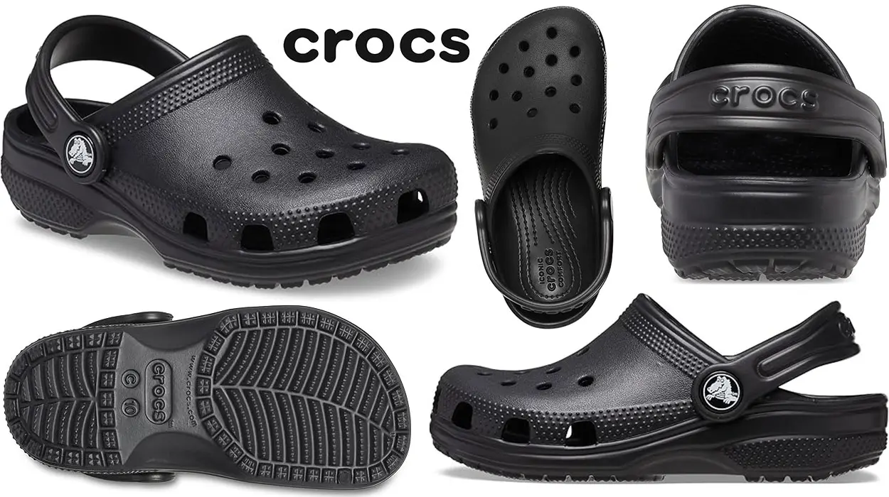 Chollo Zuecos Crocs Clog Classic T para niños en negro 