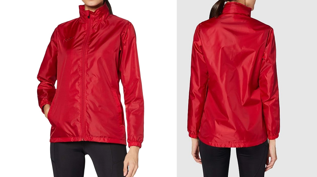 chubasquero Joma Galia mujer rojo