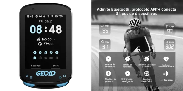 Ciclocomputador GEOID CC600 GPS