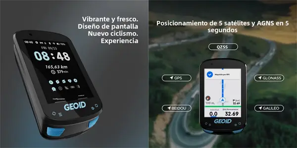 Ciclocomputador GEOID CC600 GPS