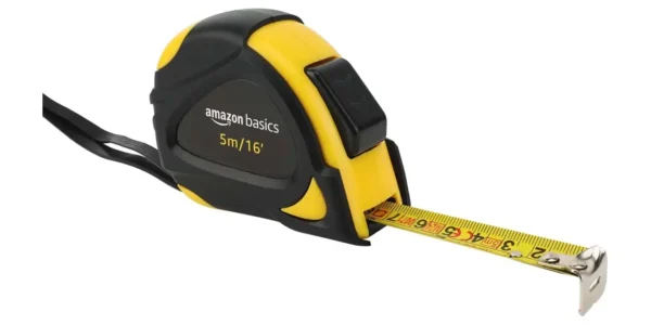 Cinta métrica Amazon Basics de 5 metros