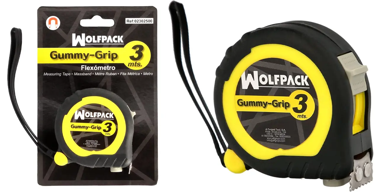Cinta métrica WOLFPACK Gummy-Grip