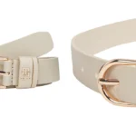 cinturon de piel TOmmy Hilfiger Essential con monograma para mujer